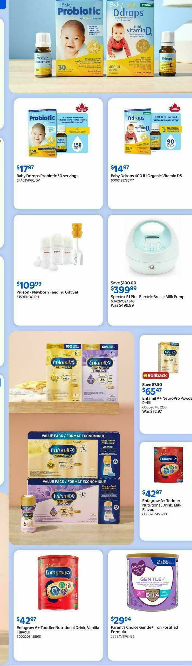 Walmart The Baby Event Flyer from April 16