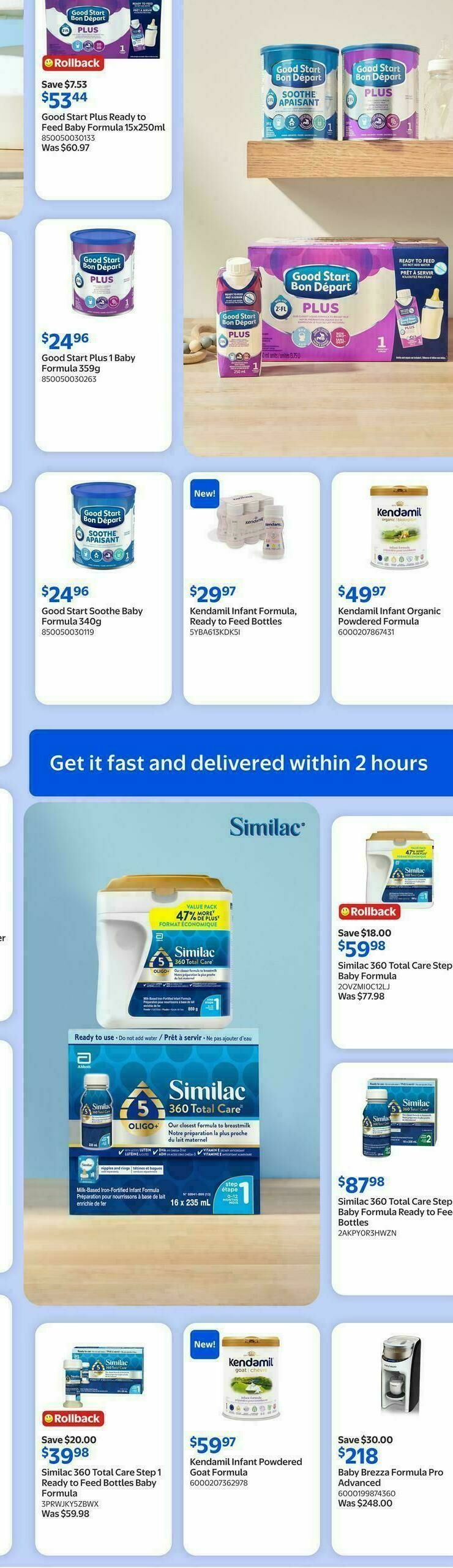 Walmart The Baby Event Flyer from April 16