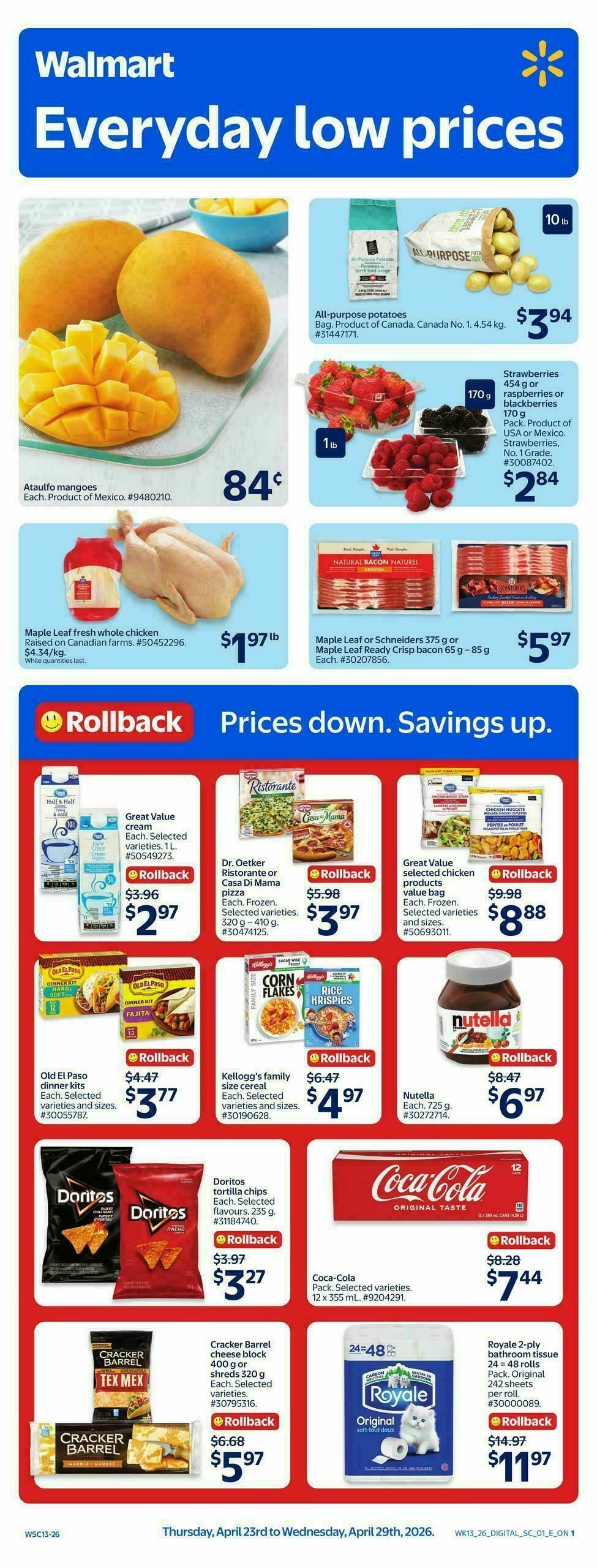 Walmart Flyer from April 23