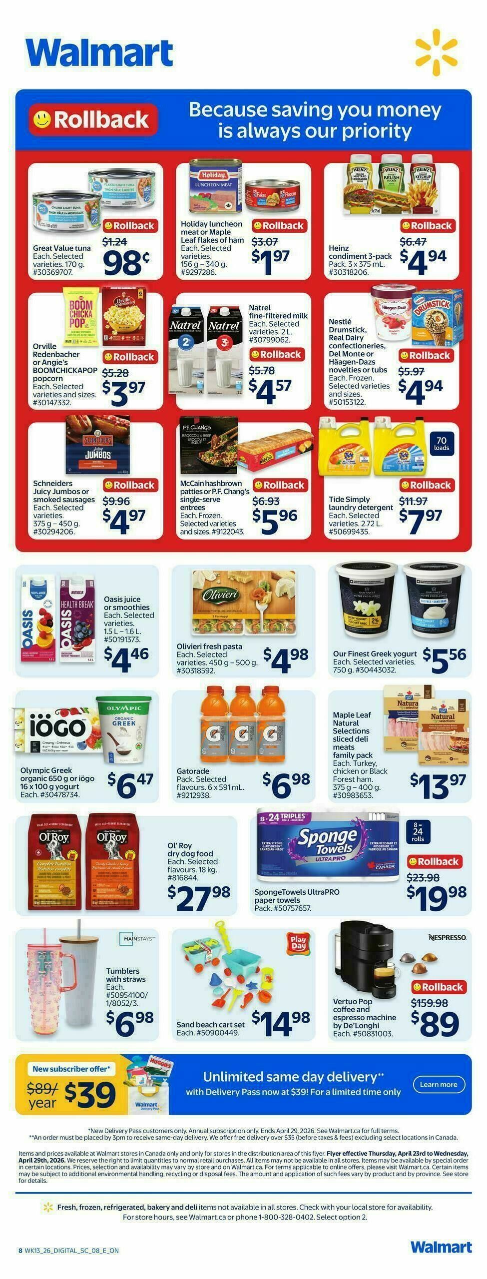 Walmart Flyer from April 23