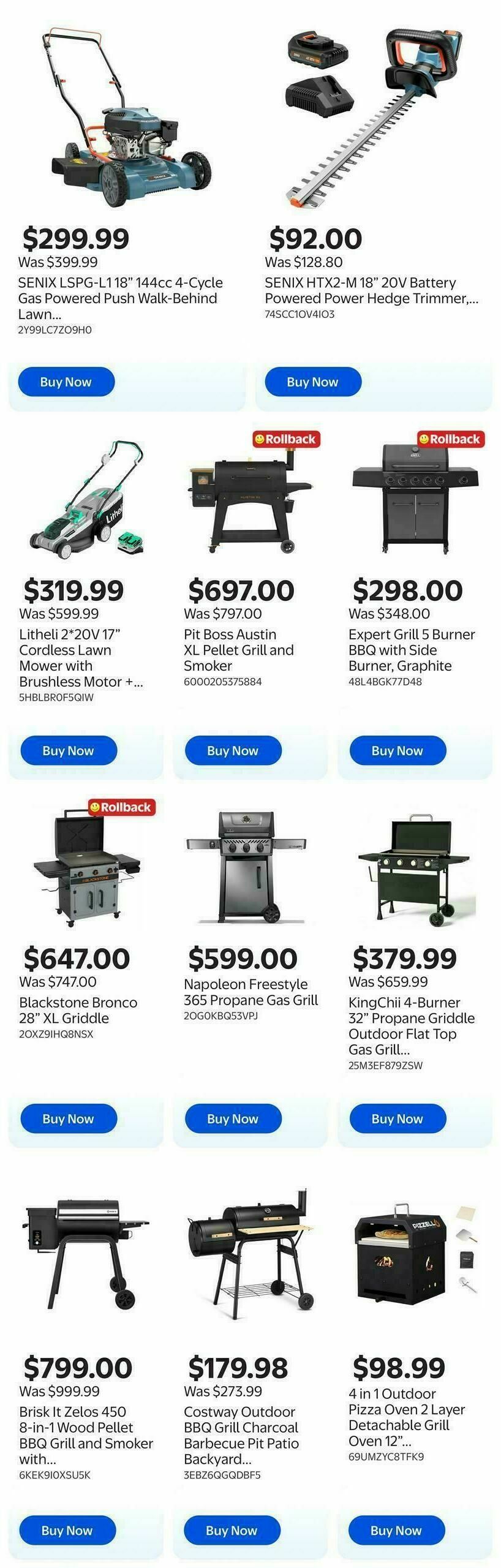 Walmart Home Event Flyer from April 30