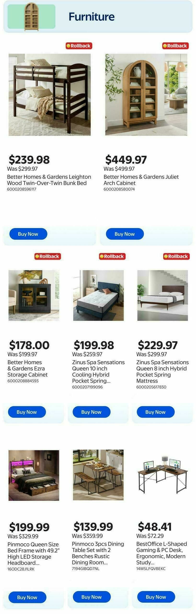 Walmart Home Event Flyer from April 30