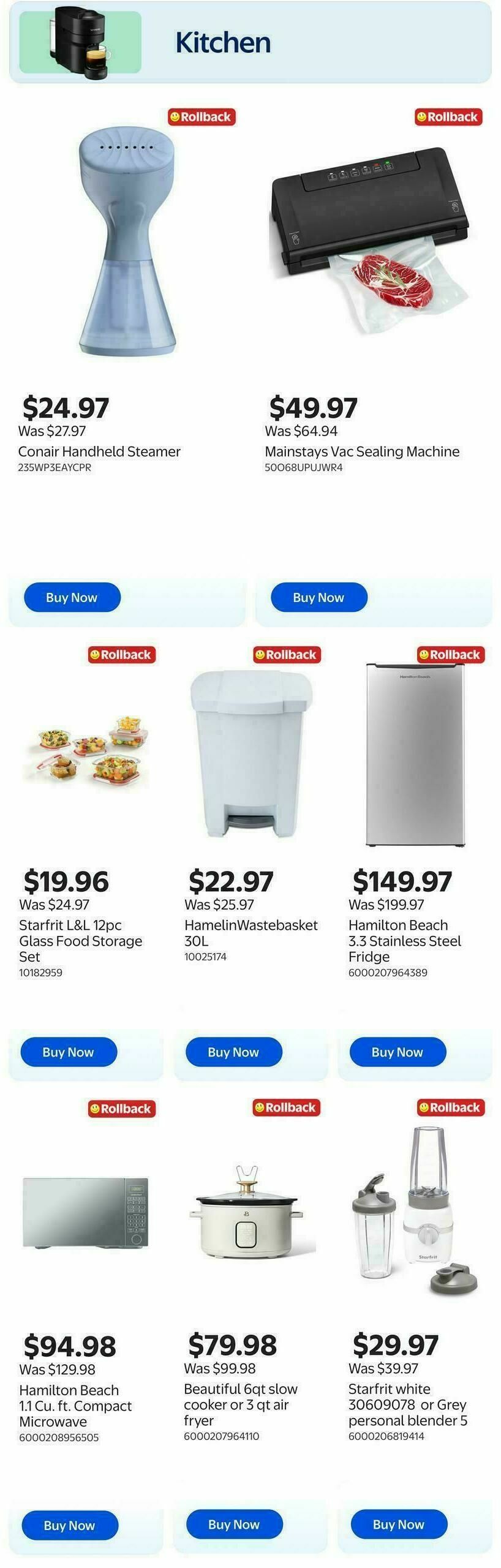 Walmart Home Event Flyer from April 30