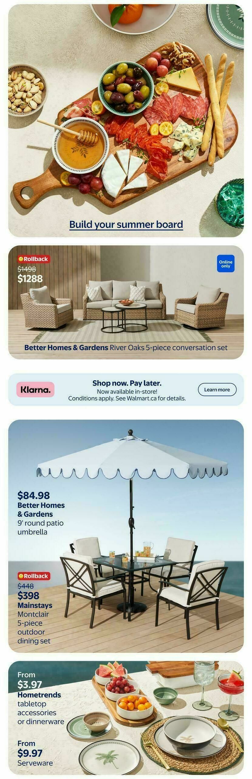 Walmart Summer Home Flyer from April 30