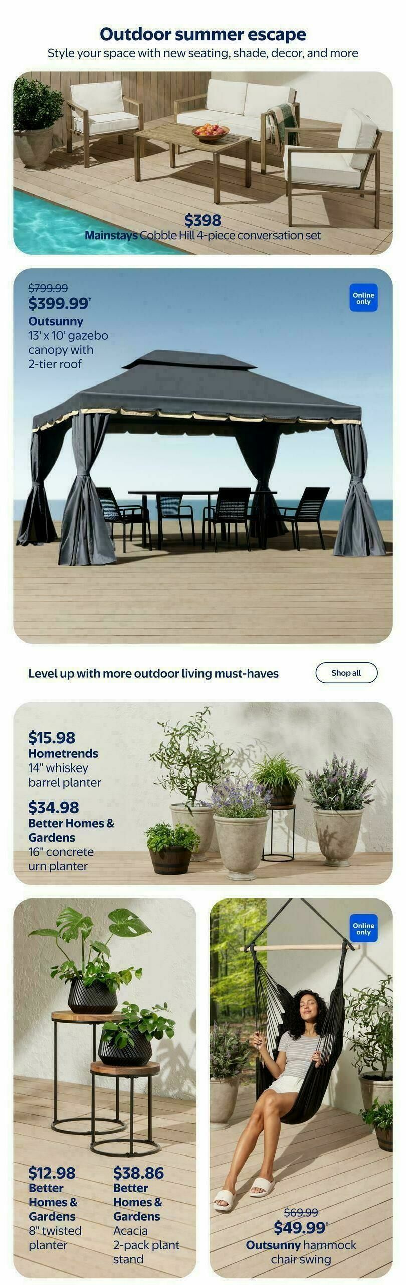 Walmart Summer Home Flyer from April 30