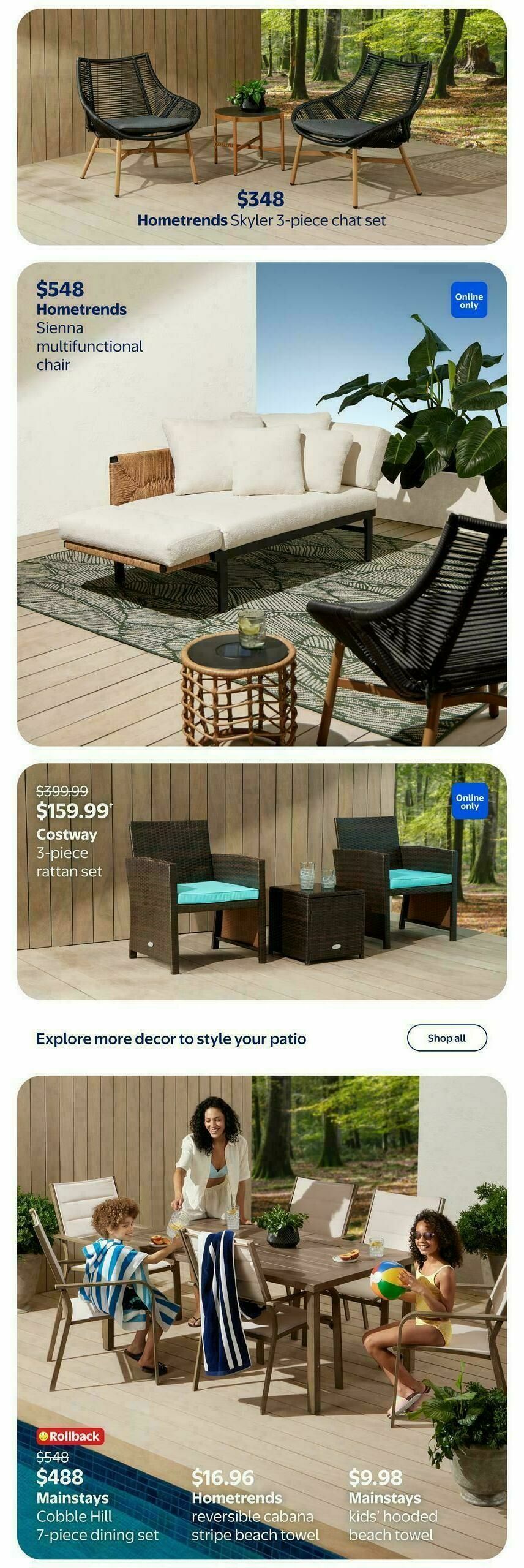 Walmart Summer Home Flyer from April 30