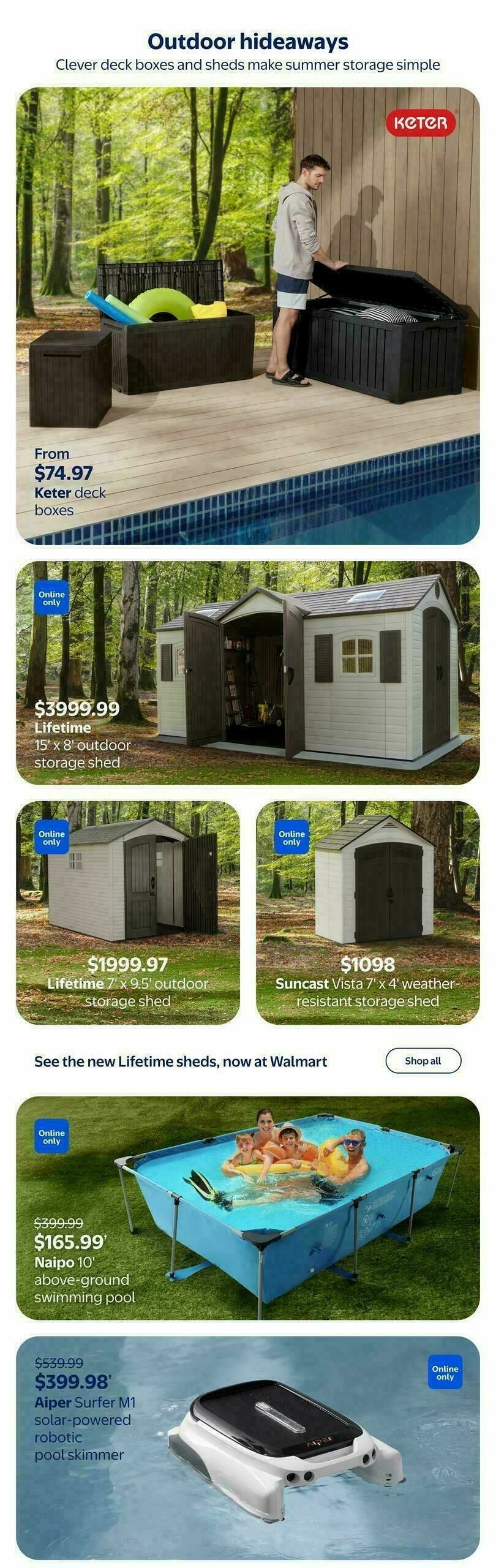 Walmart Summer Home Flyer from April 30