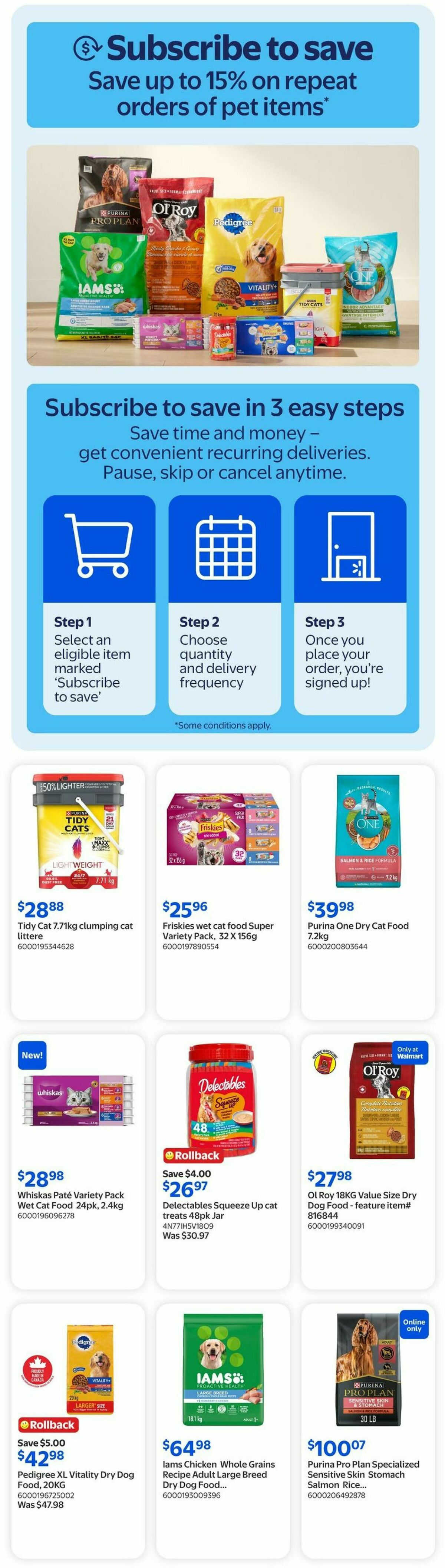 Walmart The Pet Event Flyer from April 30