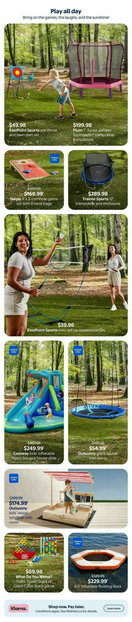 Walmart Summer Outdoors Flyer from May 7