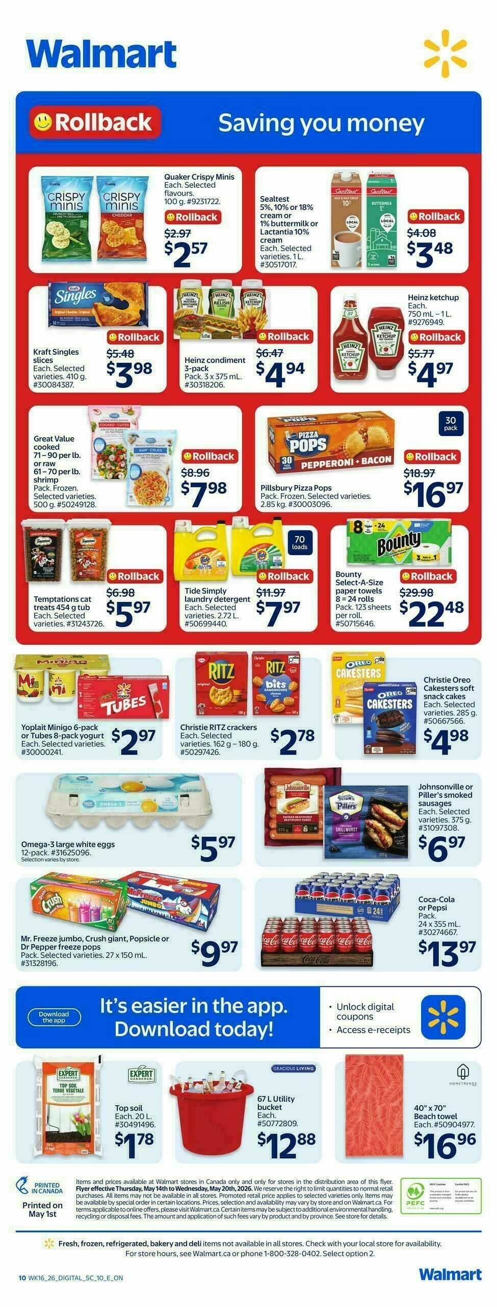 Walmart Flyer from May 14