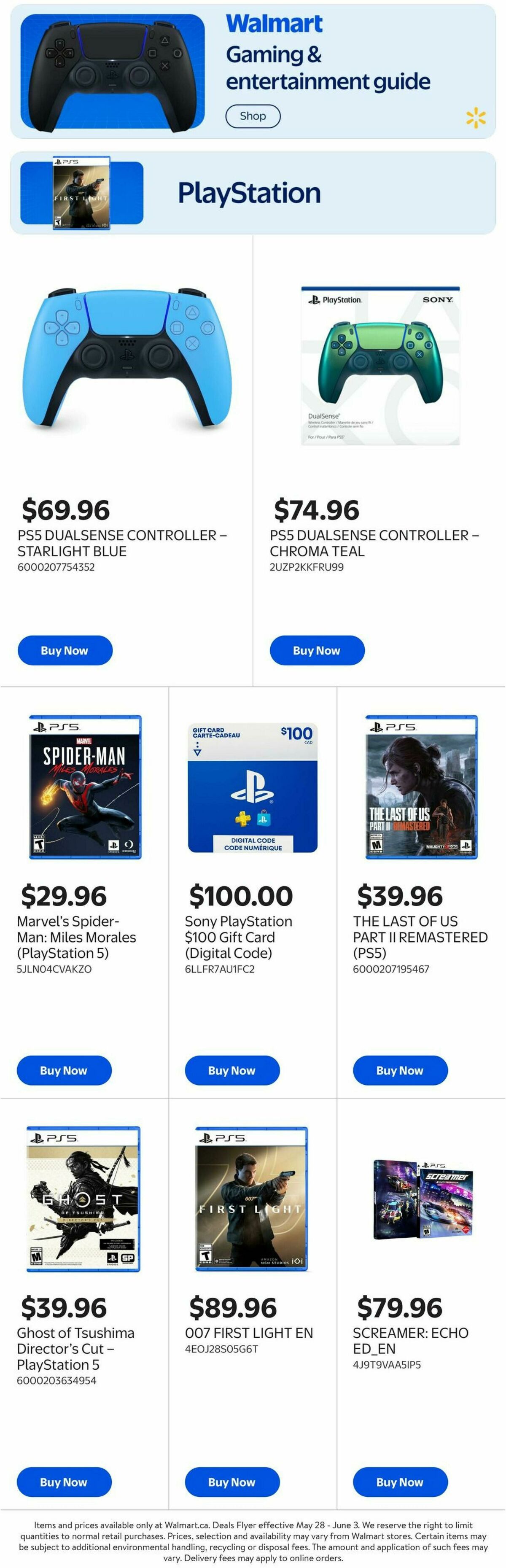 Walmart Gaming Guide Flyer from May 28