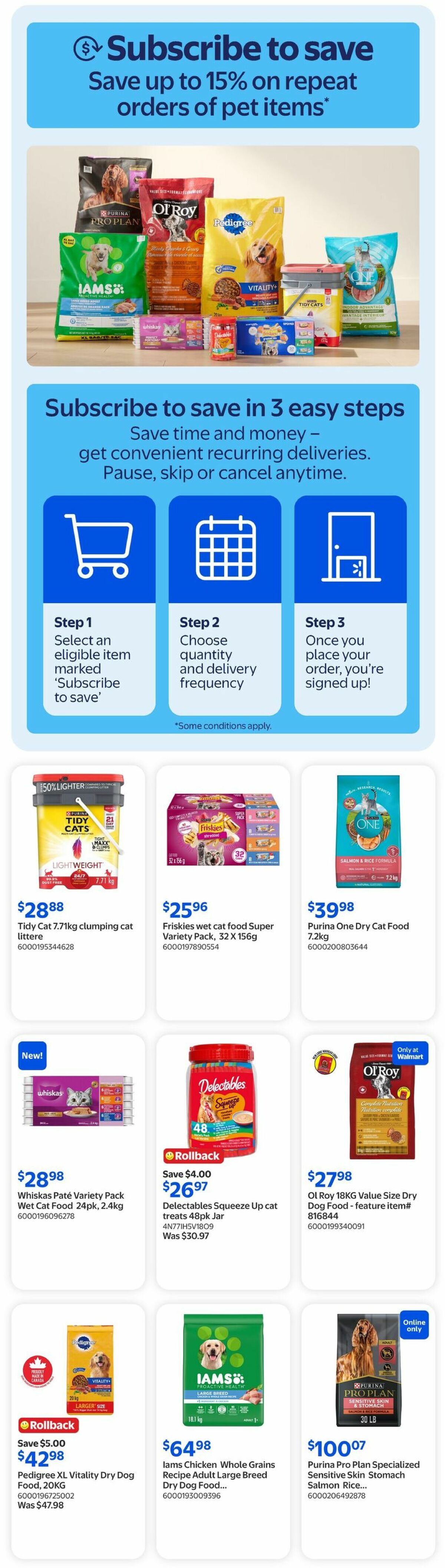 Walmart The Pet Event Flyer from April 30