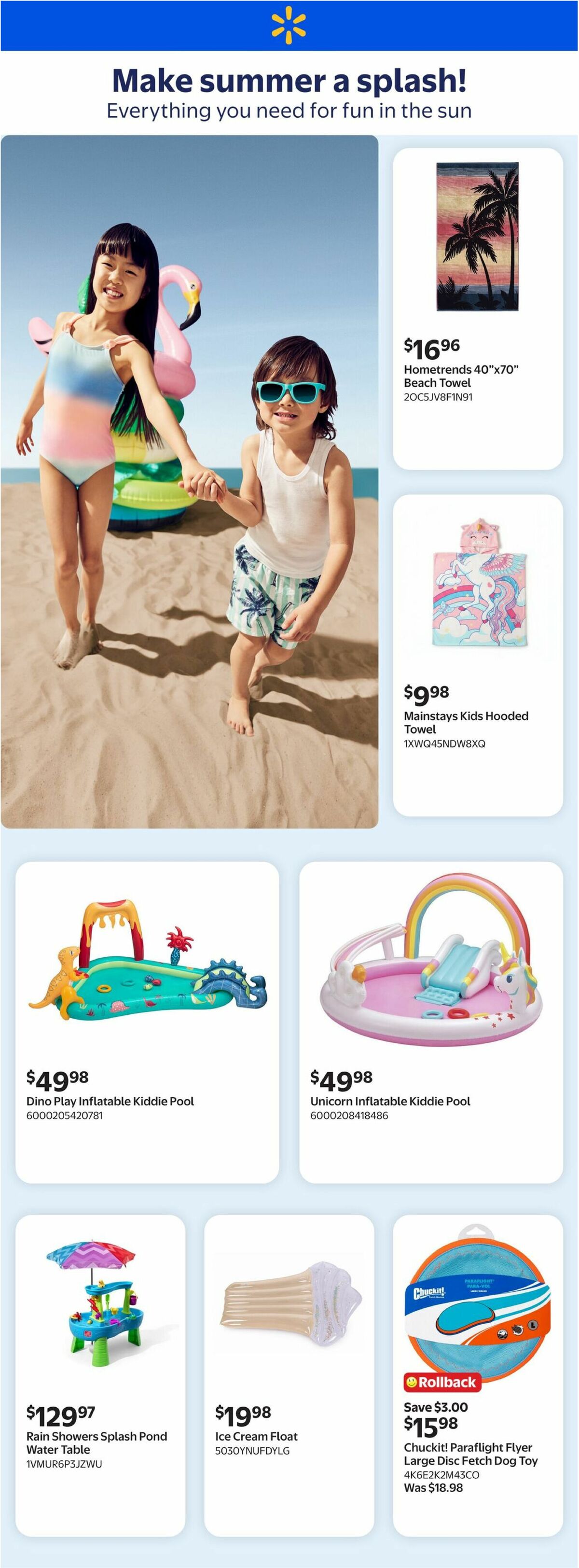 Walmart Summer Outdoor Guide Flyer from June 4