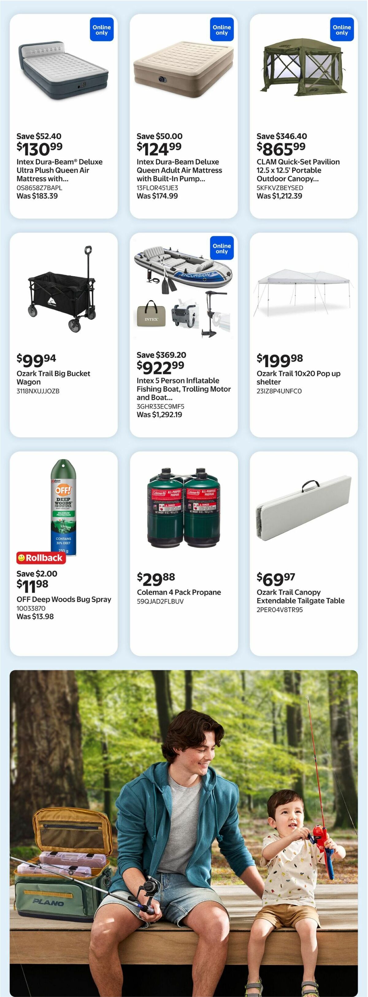 Walmart Summer Outdoor Guide Flyer from June 4
