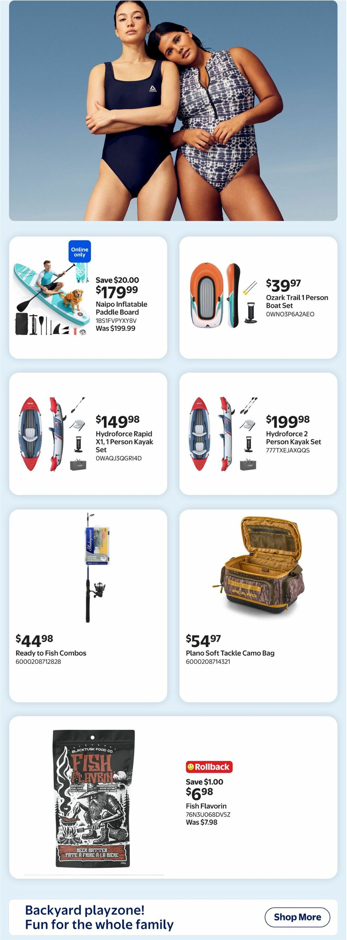 Walmart Summer Outdoor Guide Flyer from June 4