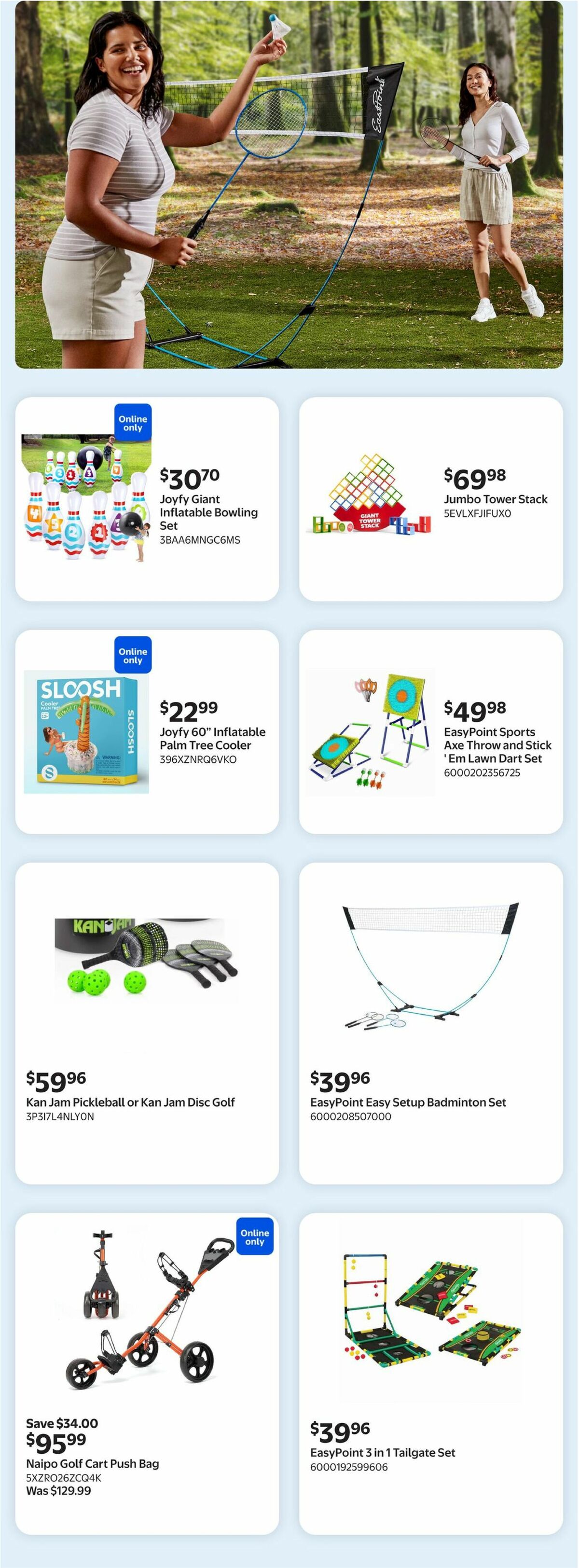 Walmart Summer Outdoor Guide Flyer from June 4