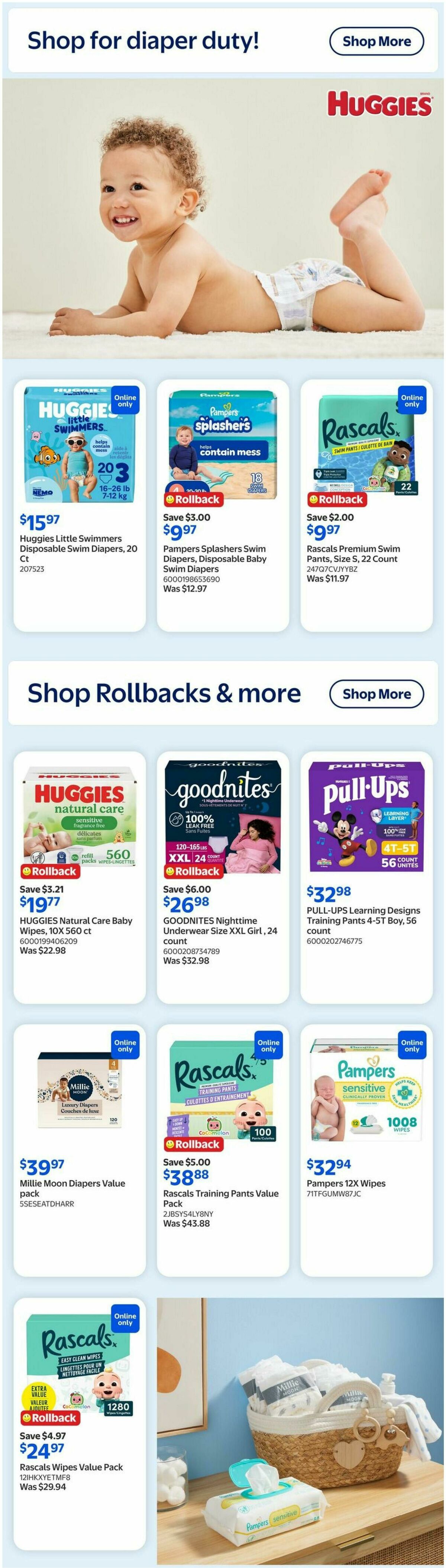 Walmart The Baby Event Flyer from June 18