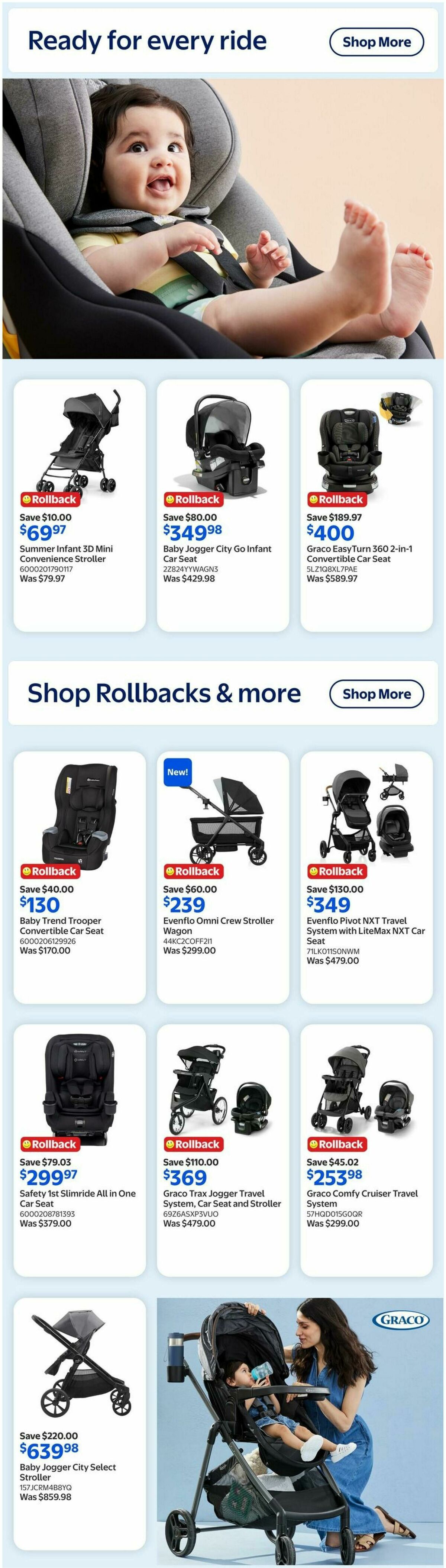 Walmart The Baby Event Flyer from June 18