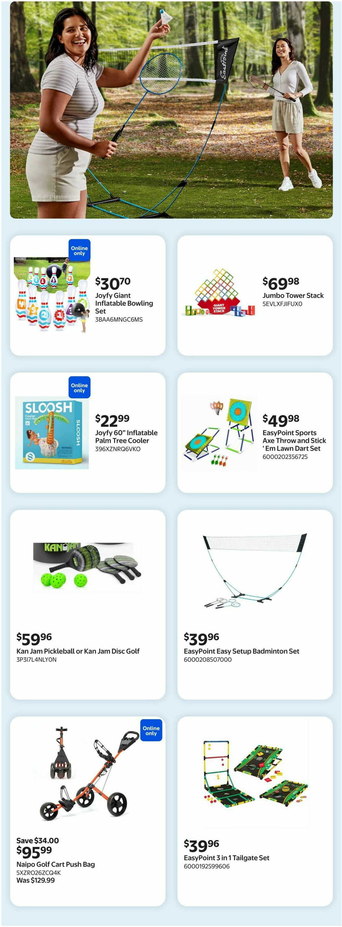 Walmart Summer Outdoor Guide Flyer from June 18