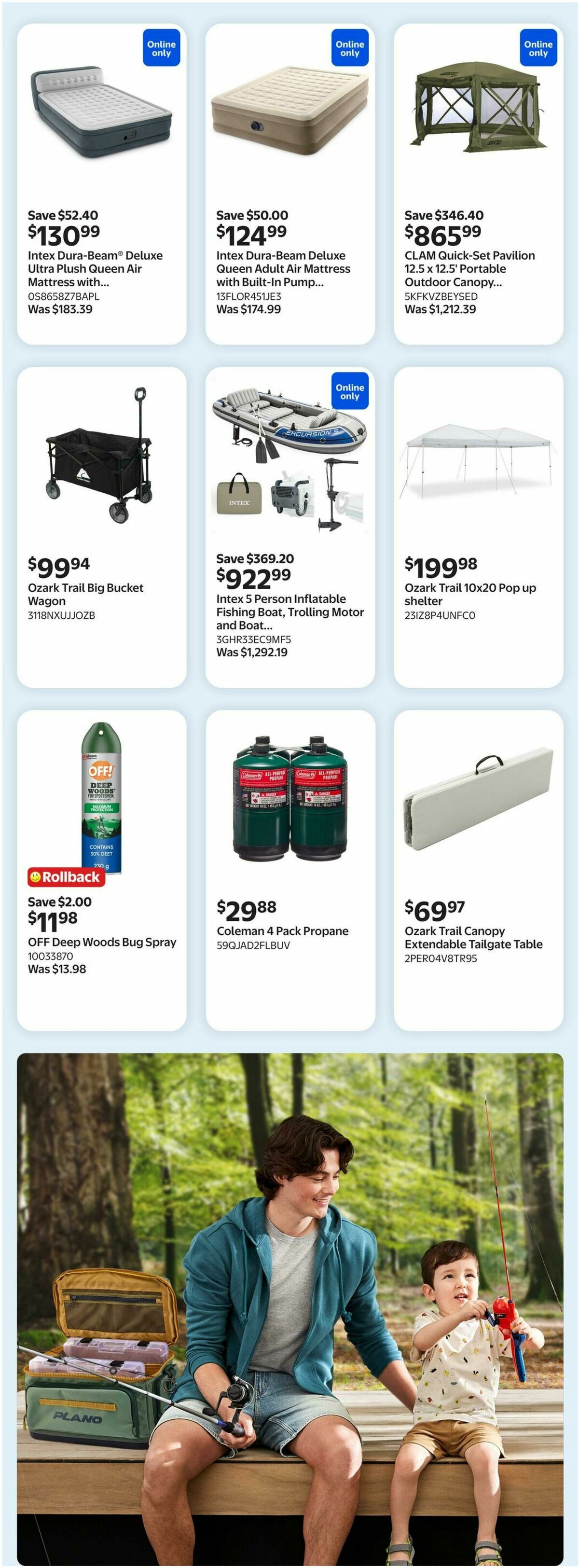 Walmart Summer Outdoor Guide Flyer from June 18