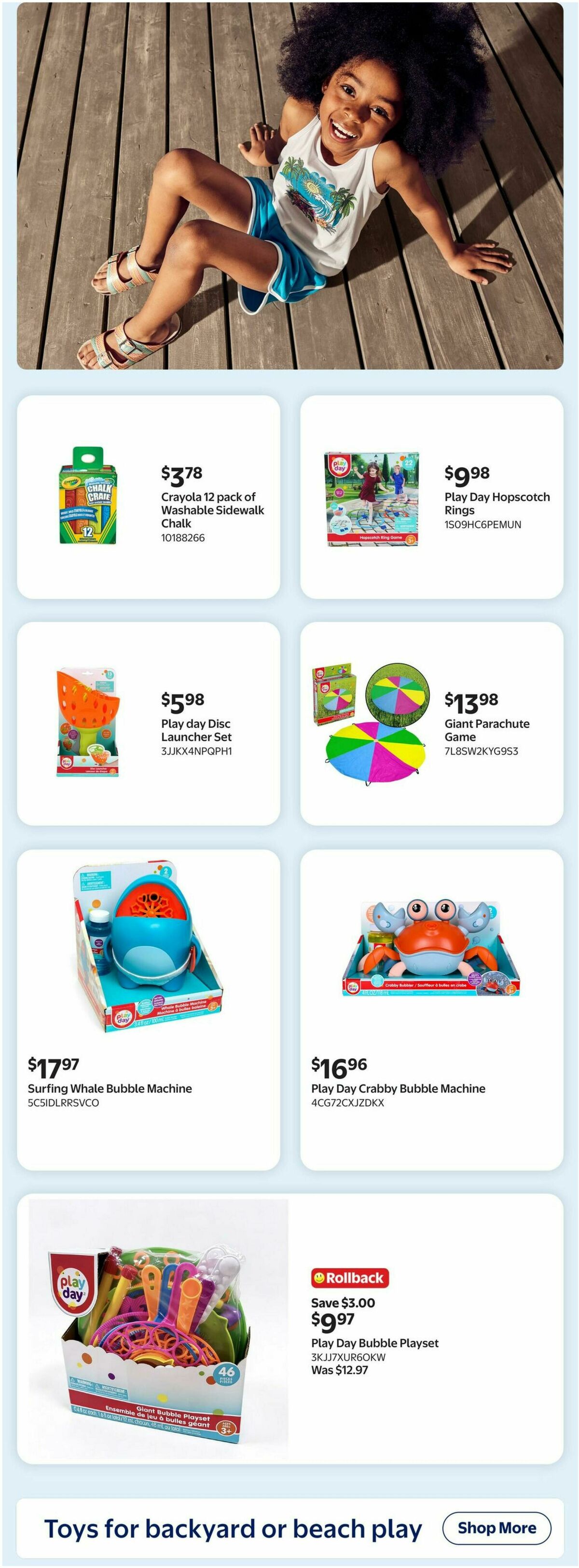 Walmart Summer Outdoor Guide Flyer from June 18