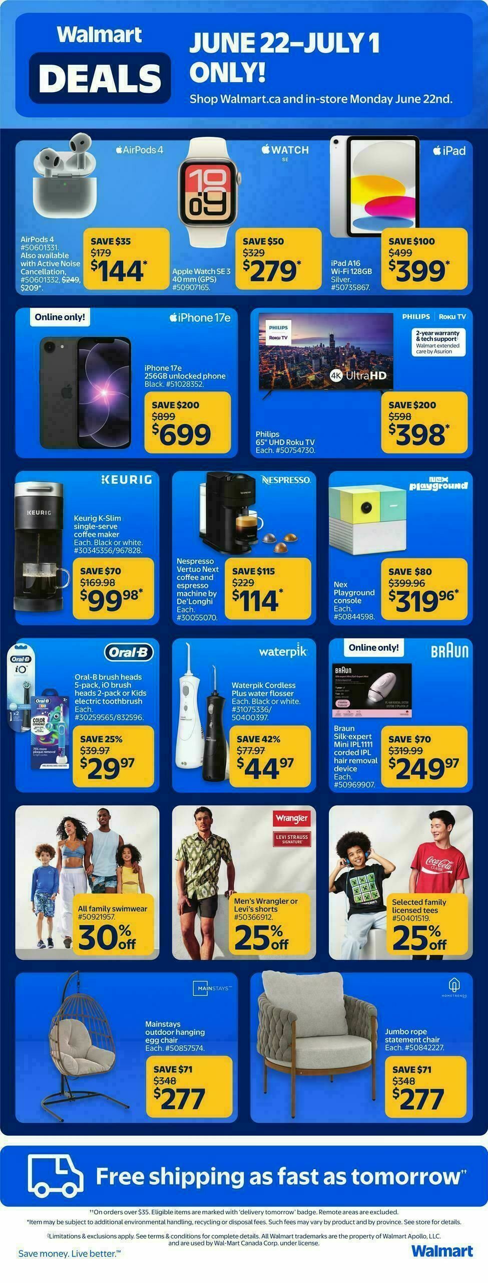 Walmart Deals Flyer from June 22