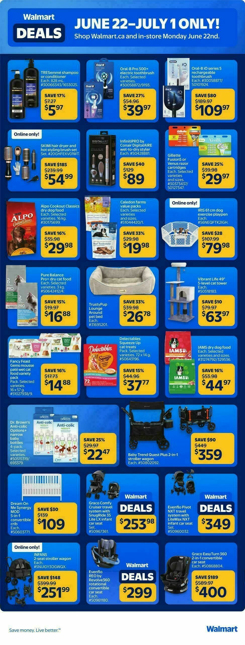 Walmart Deals Flyer from June 22
