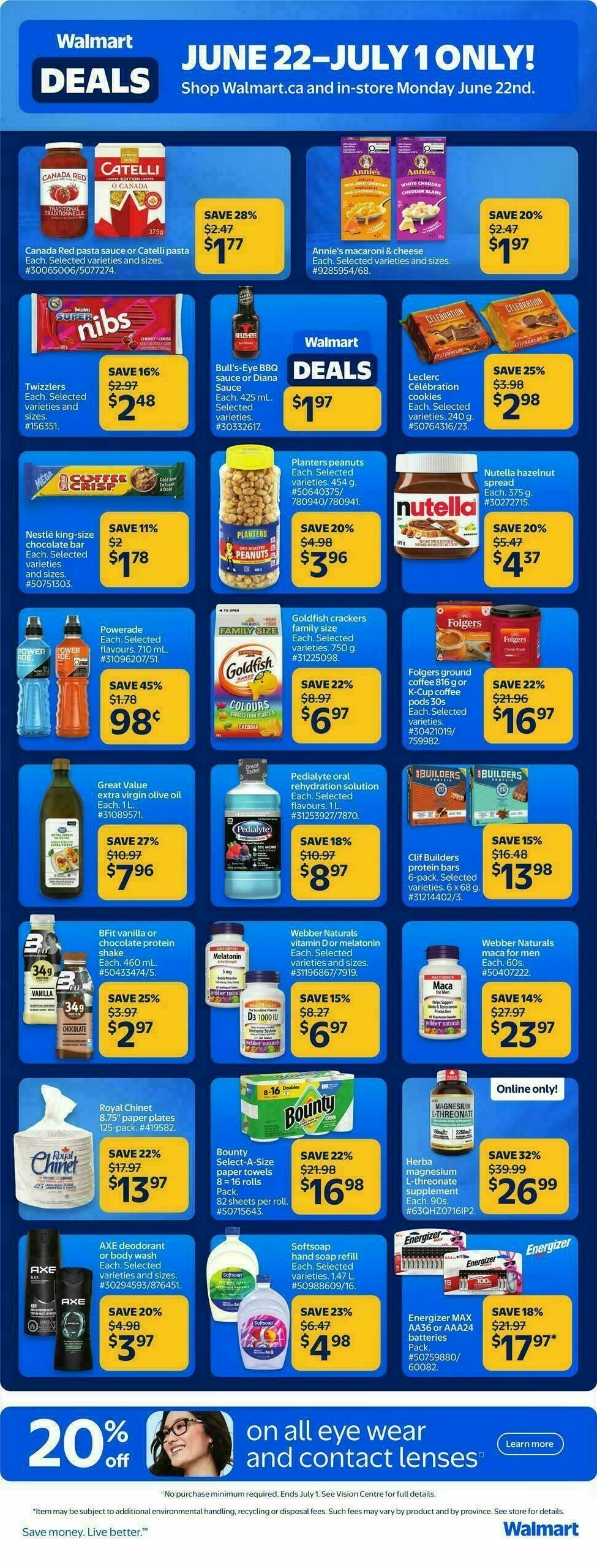 Walmart Deals Flyer from June 22
