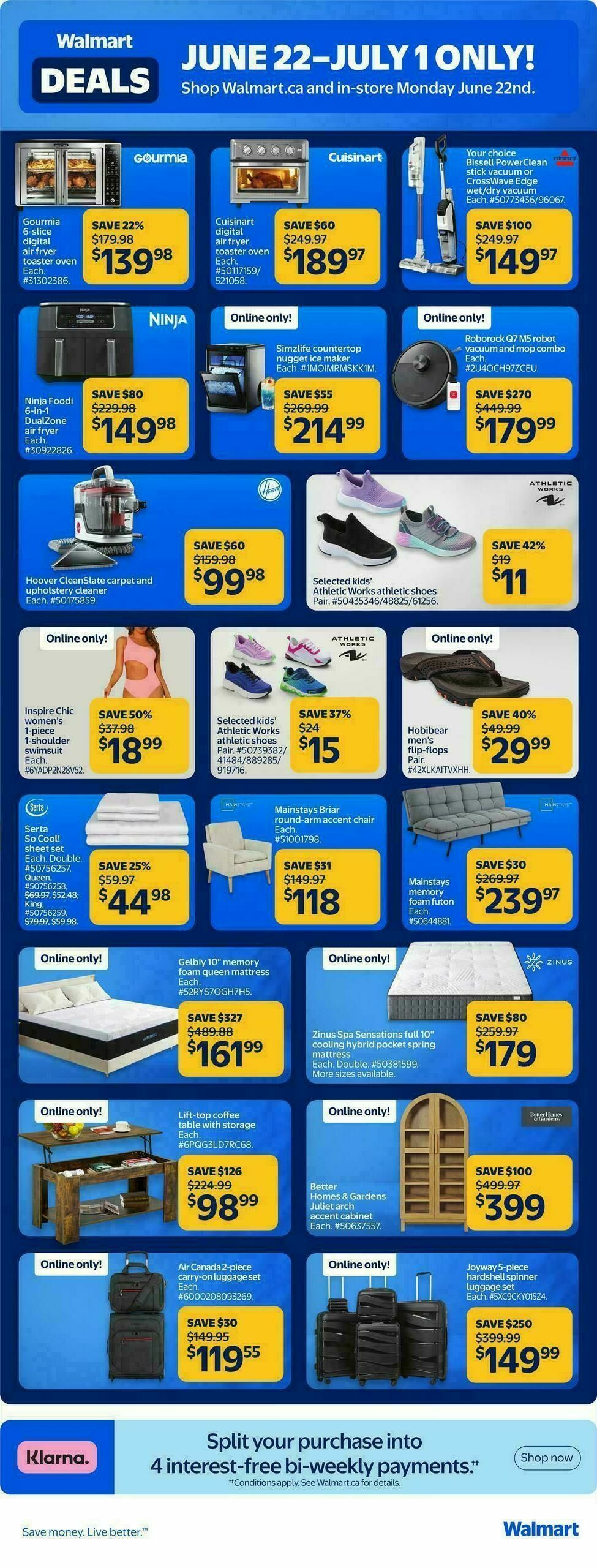 Walmart Deals Flyer from June 22