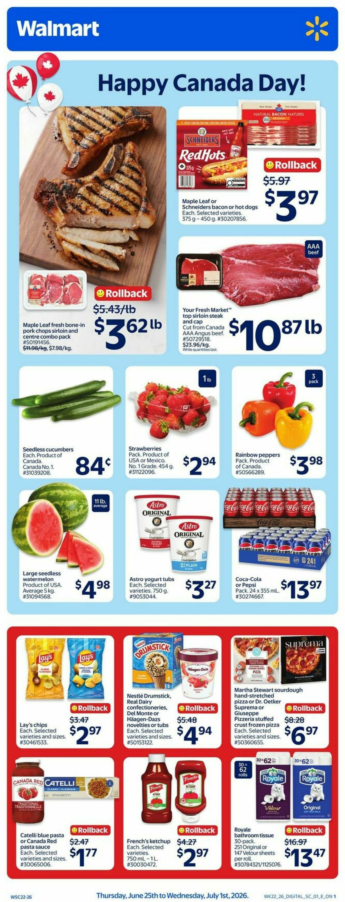 Walmart Flyer from June 25