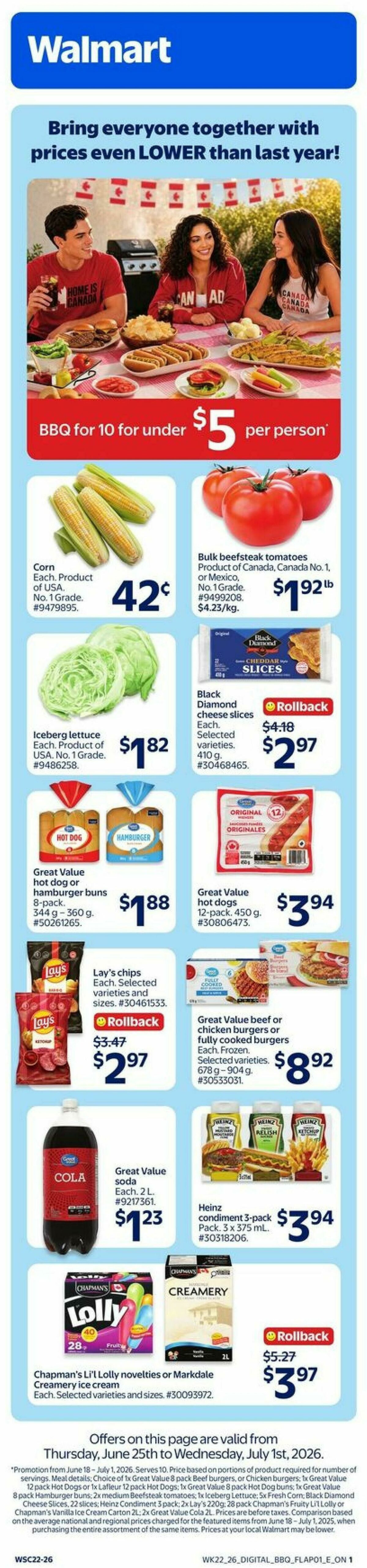 Walmart Flyer from June 25
