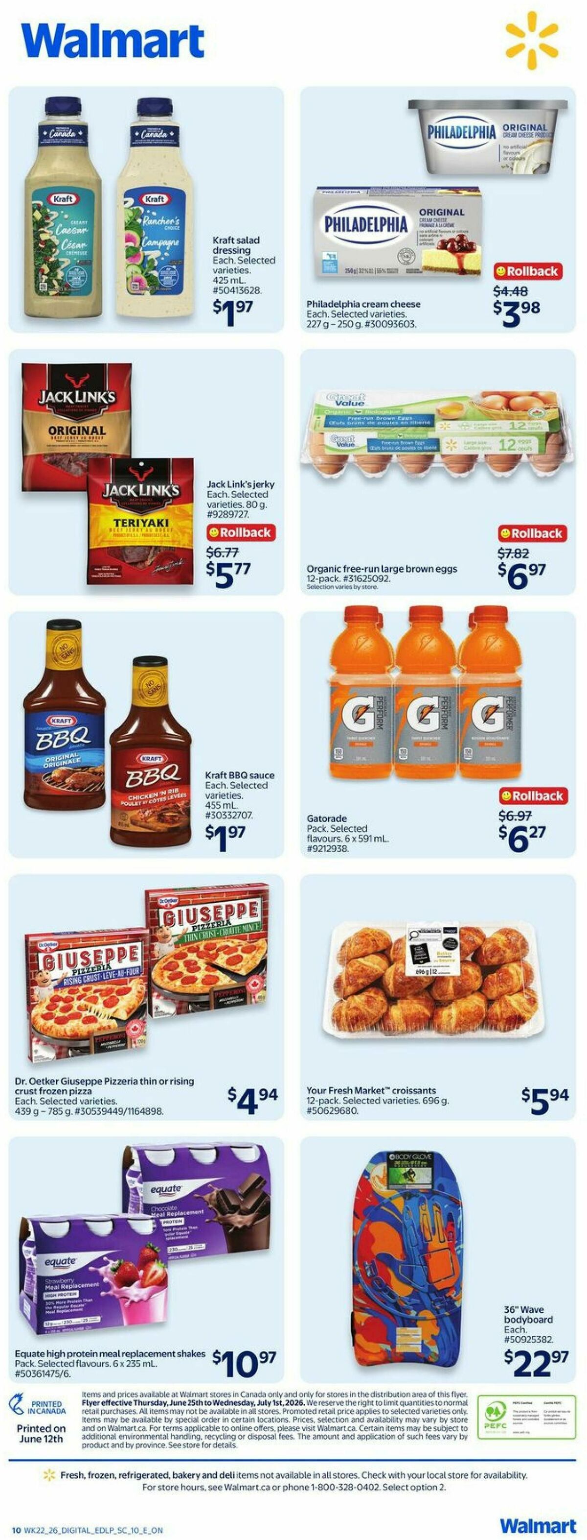 Walmart Flyer from June 25