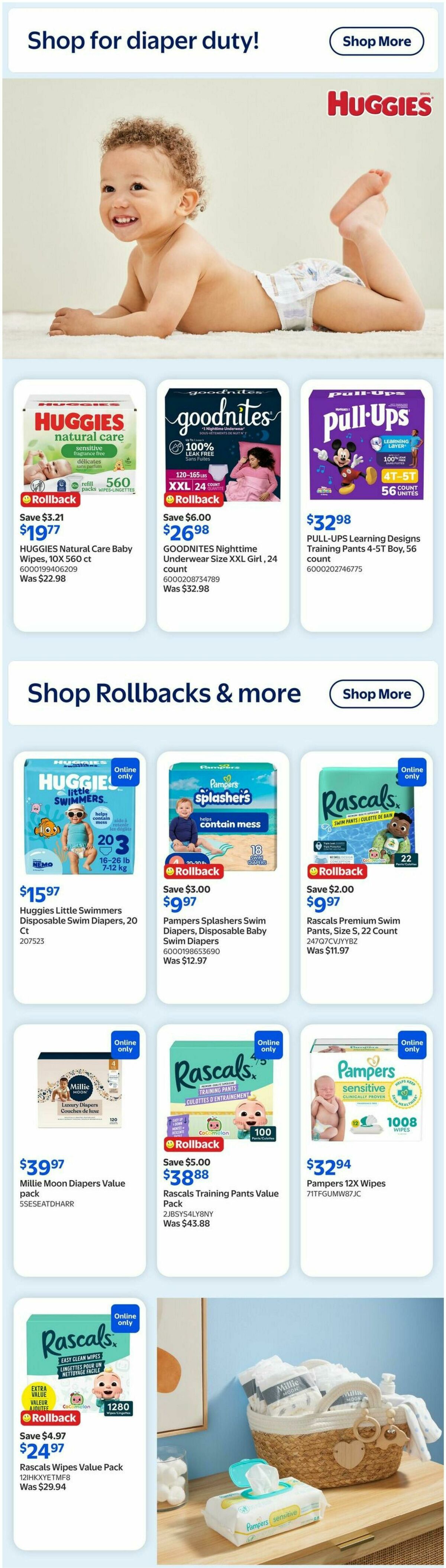 Walmart The Baby Event Flyer from June 25
