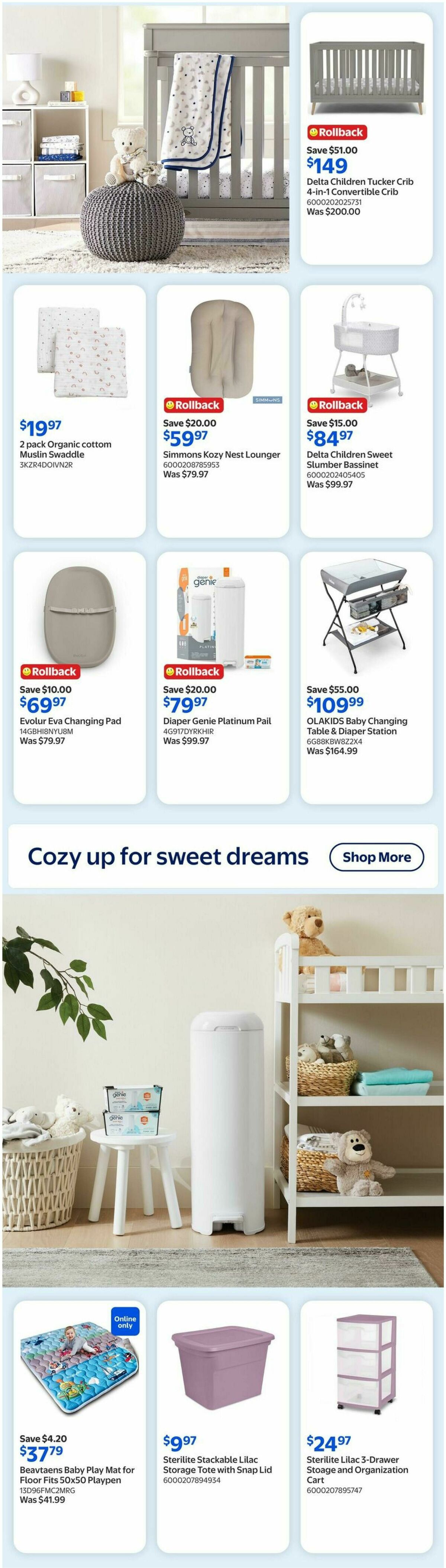 Walmart The Baby Event Flyer from June 25