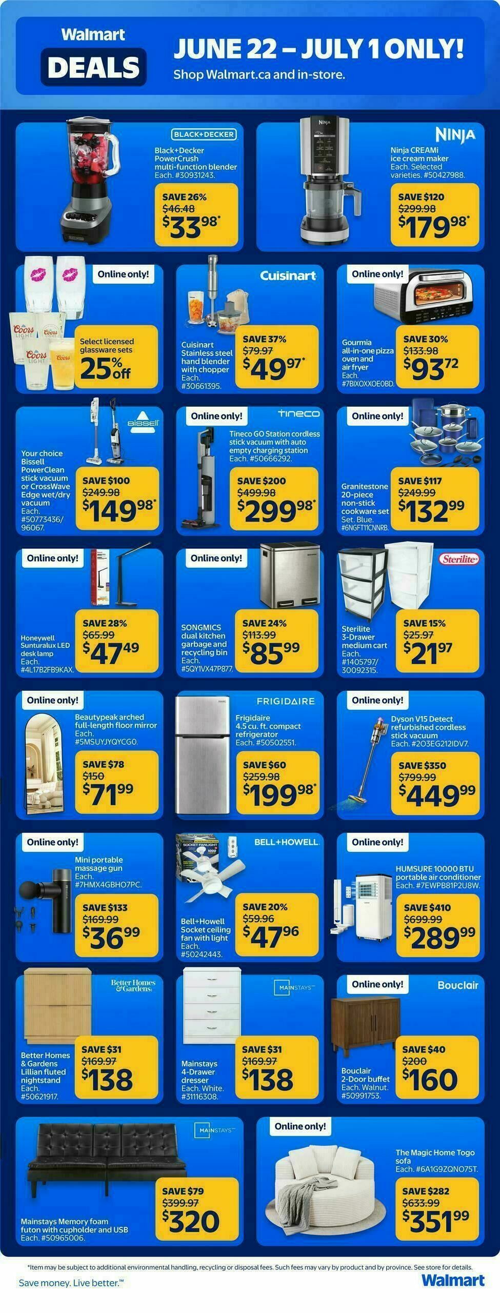 Walmart Deals Flyer from June 22