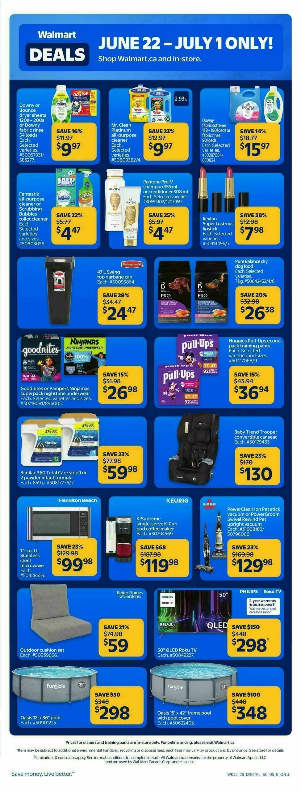Walmart Deals Flyer from June 22