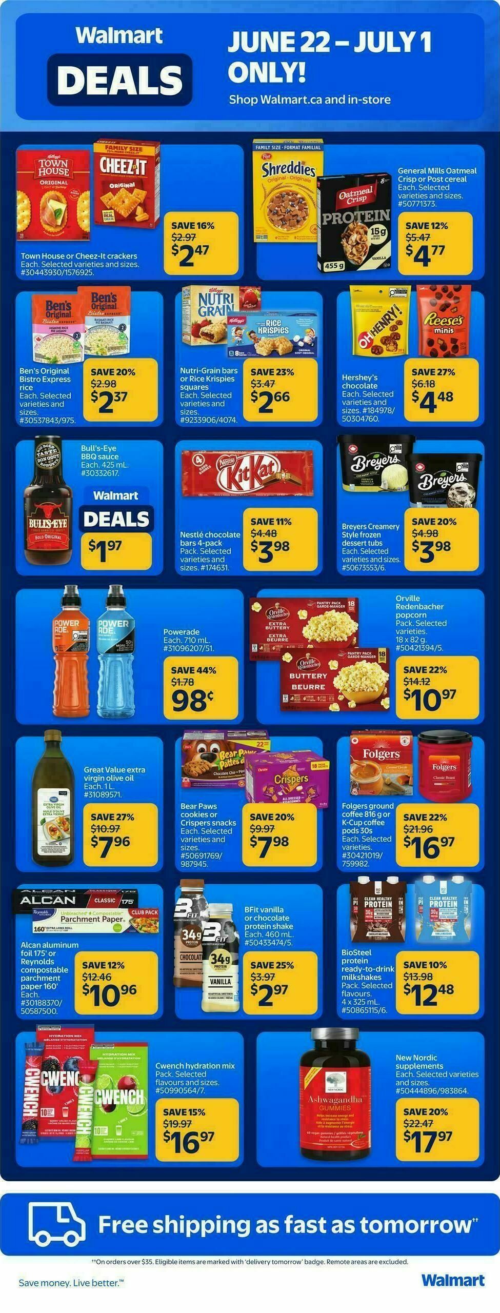 Walmart Deals Flyer from June 22