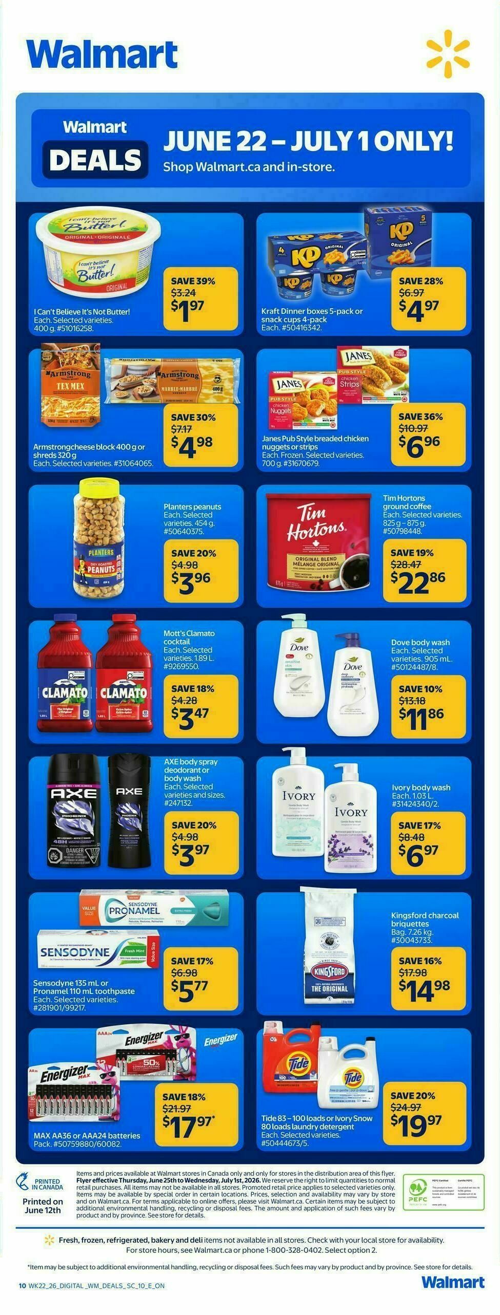 Walmart Deals Flyer from June 22