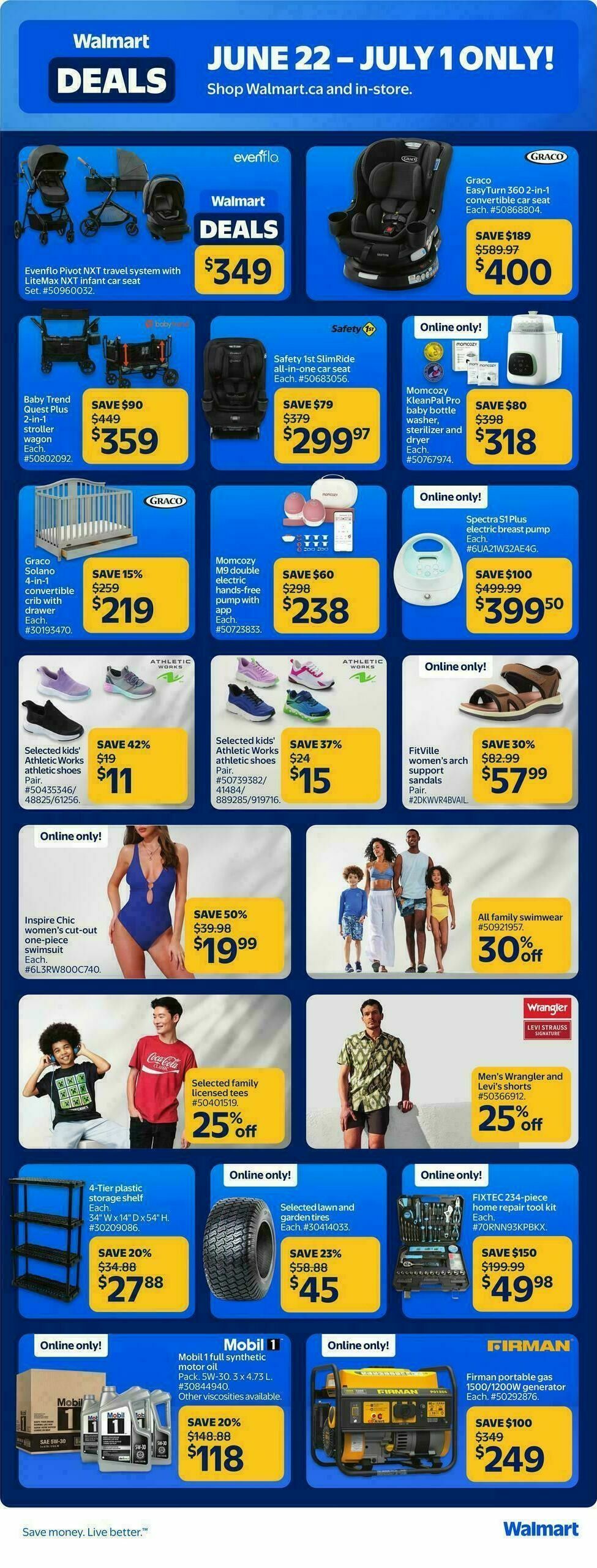 Walmart Deals Flyer from June 22