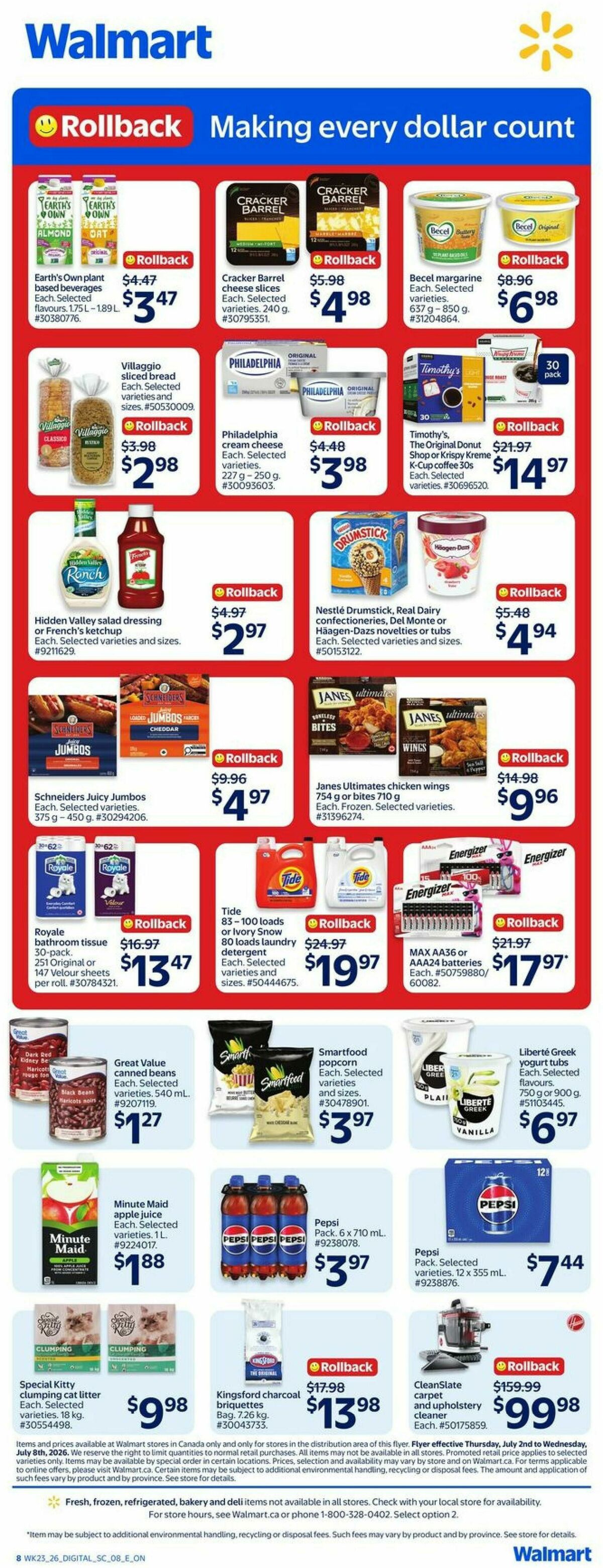 Walmart Flyer from July 2