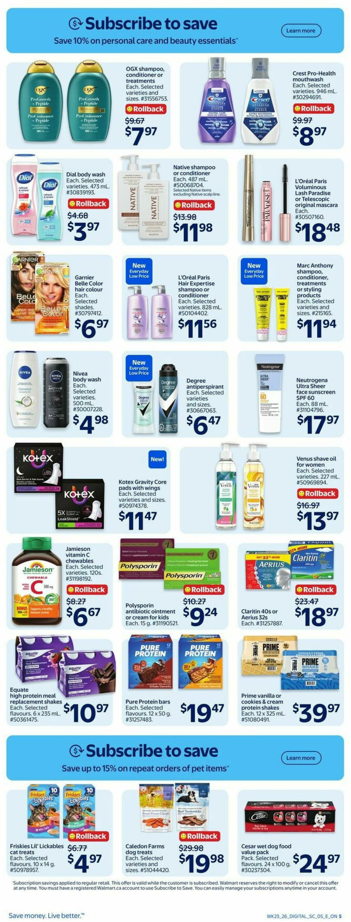 Walmart Flyer from July 2