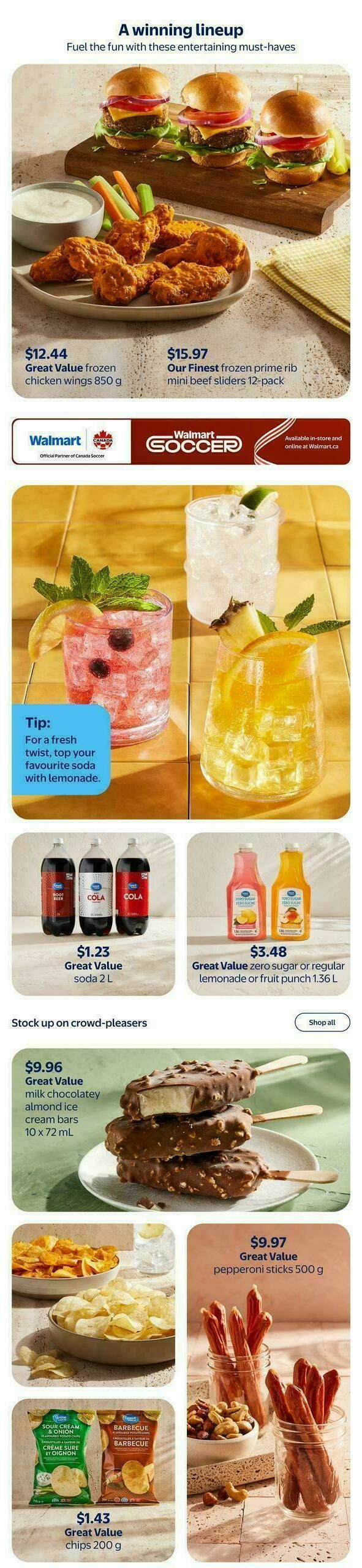 Walmart Savour Summer Flyer from July 2