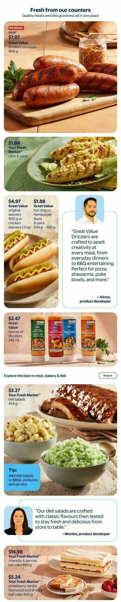 Walmart Savour Summer Flyer from July 2