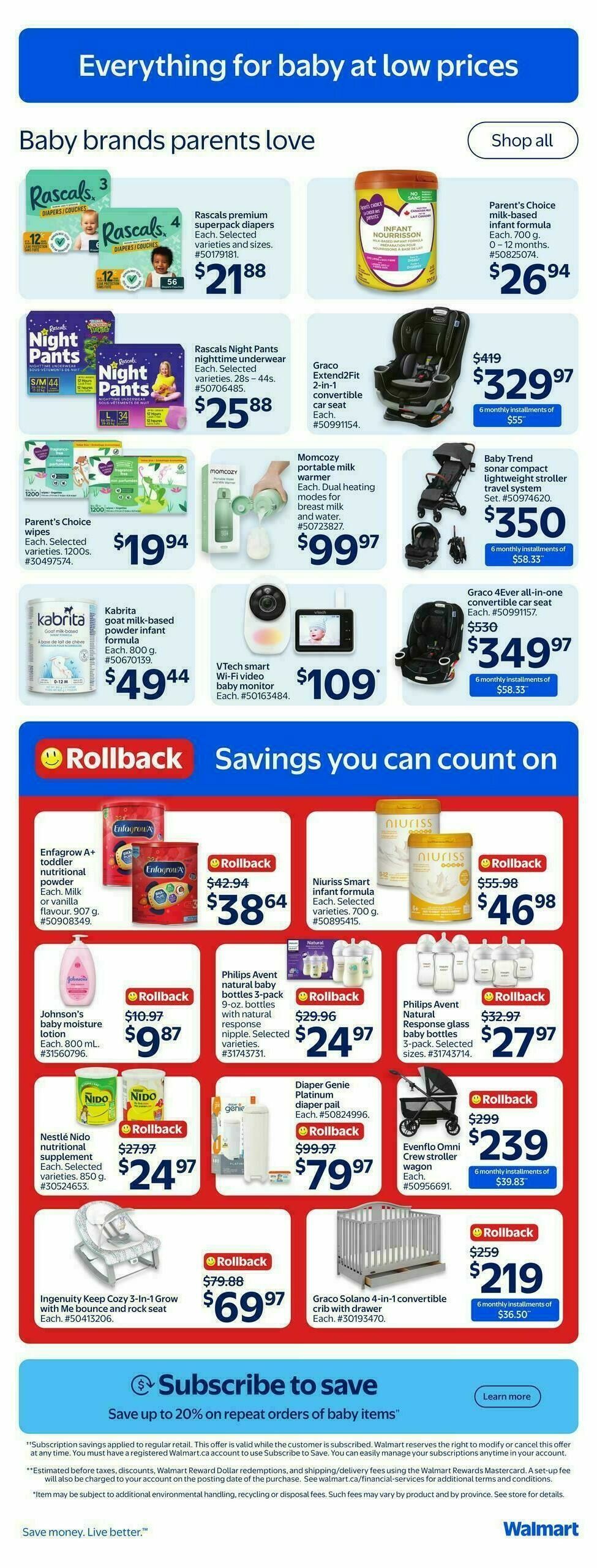 Walmart Flyer from July 9