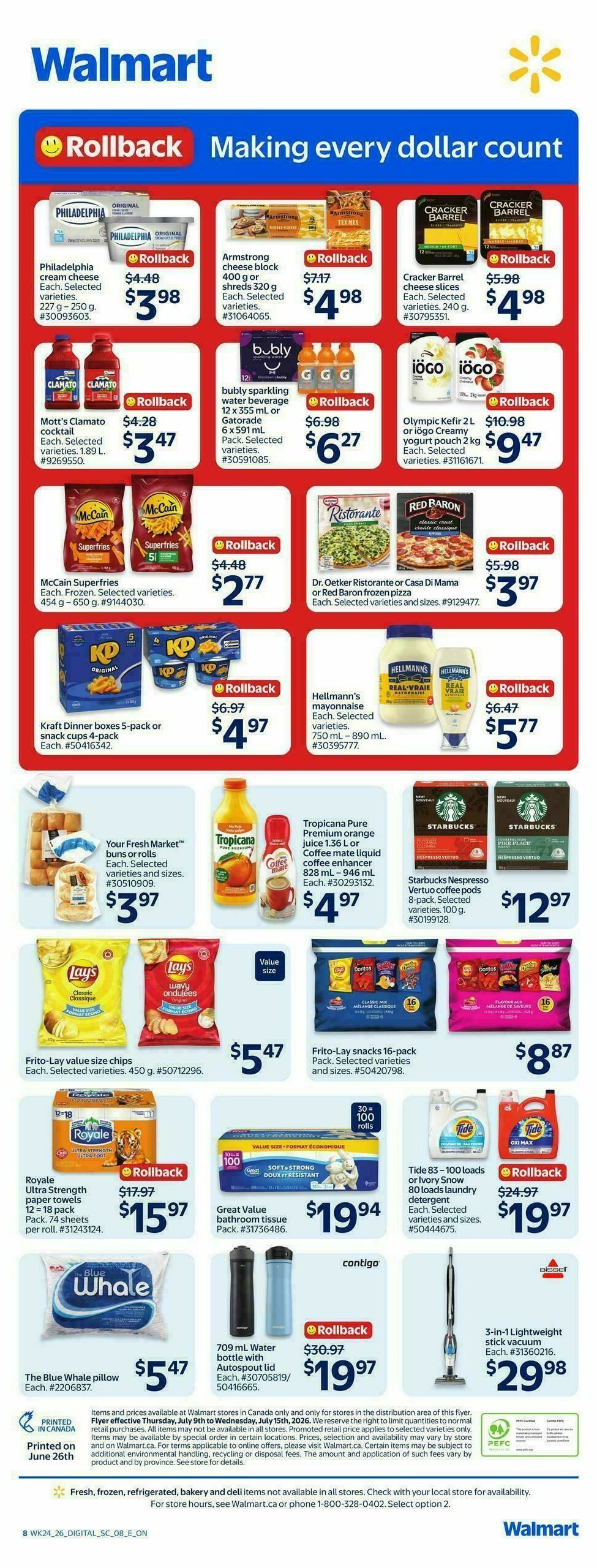 Walmart Flyer from July 9