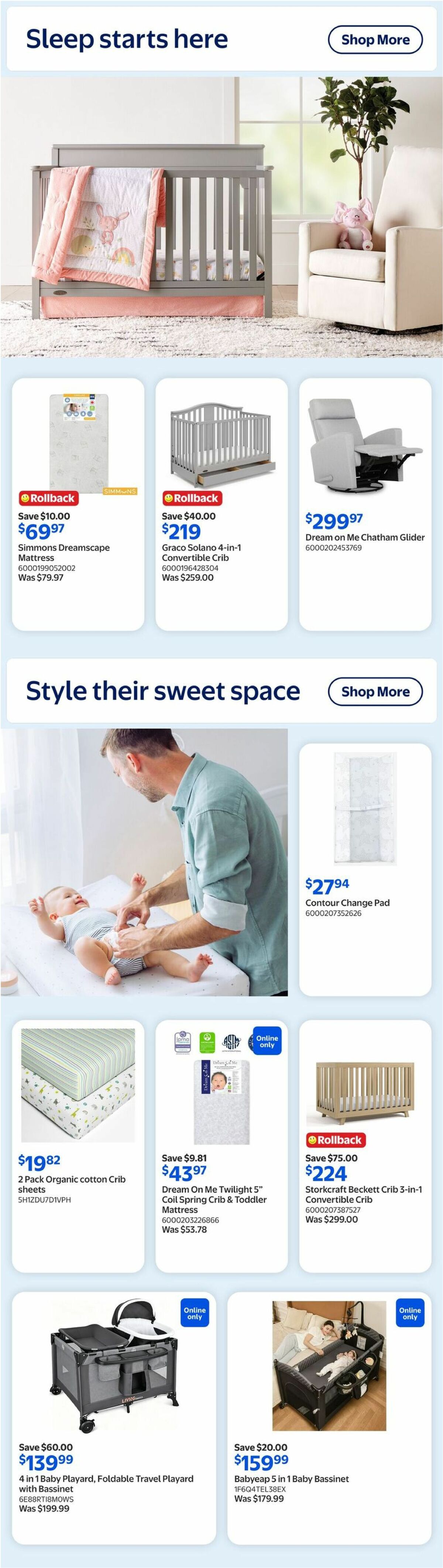 Walmart The Baby Event Flyer from July 9