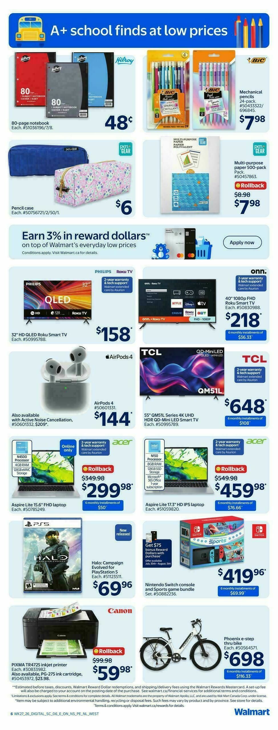 Walmart Flyer from July 30