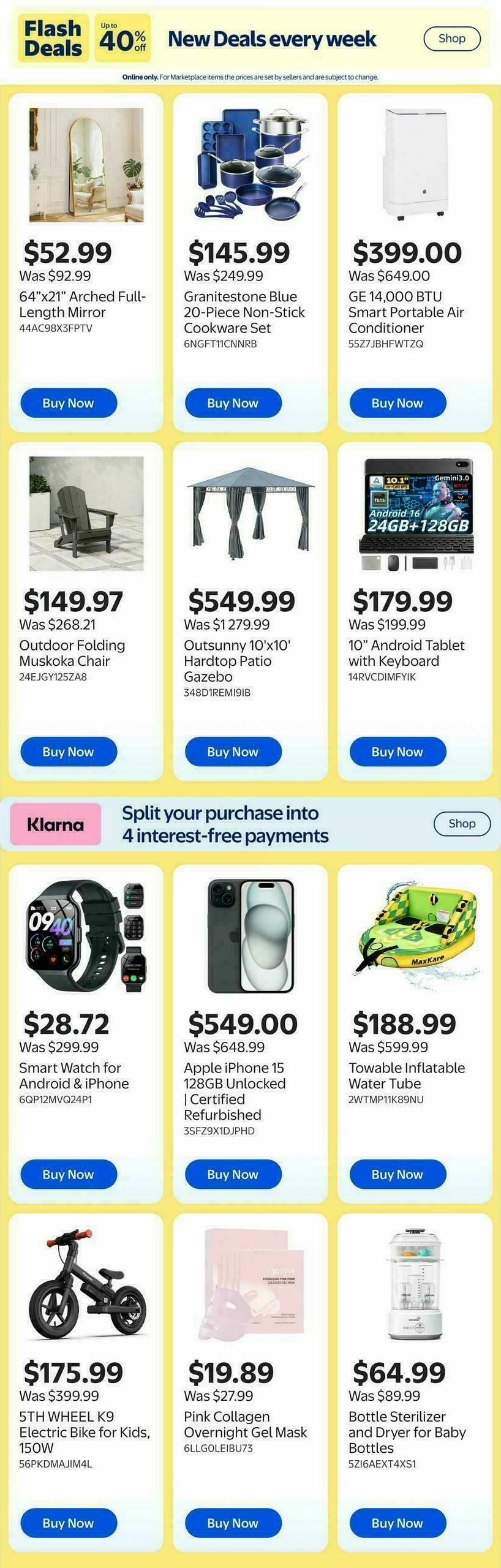 Walmart Flyer from July 30