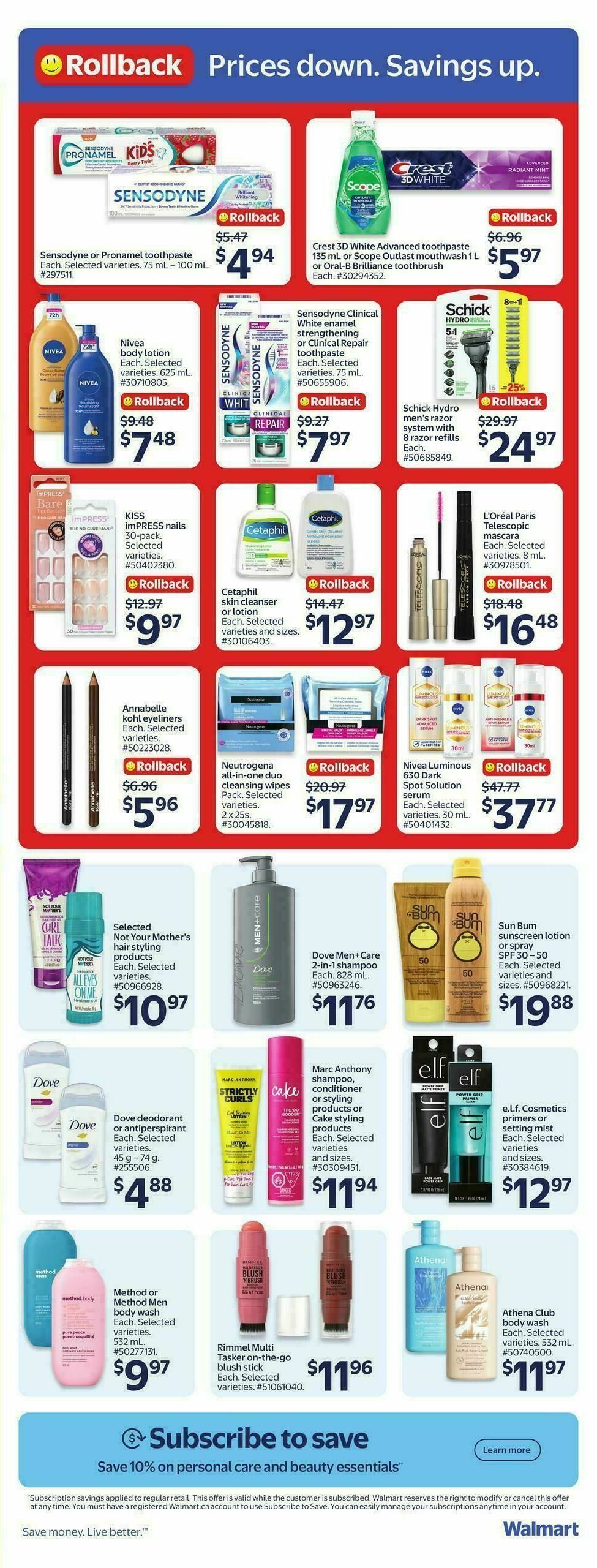 Walmart Flyer from July 30