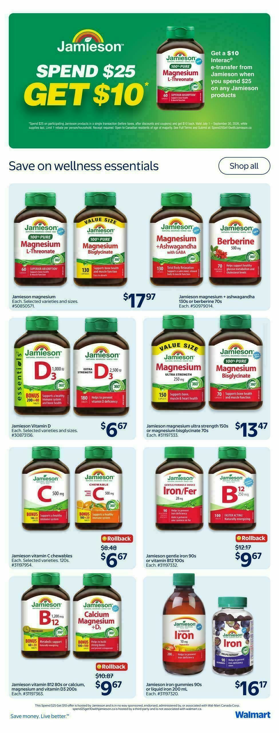 Walmart Flyer from July 30